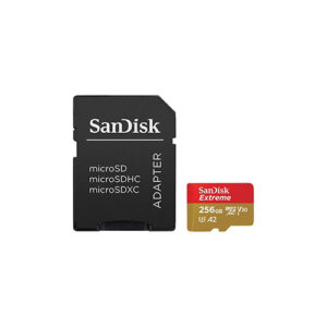 SanDisk Extreme microSDXC card 256 GB with adapter